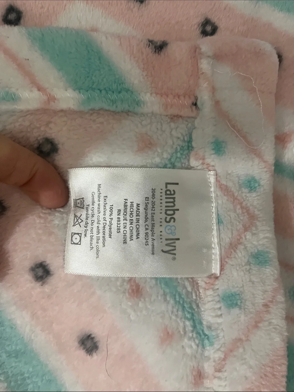 Plush Fox Pillow & Coordinating Pink Fox Throw Blanket Child size /toddler